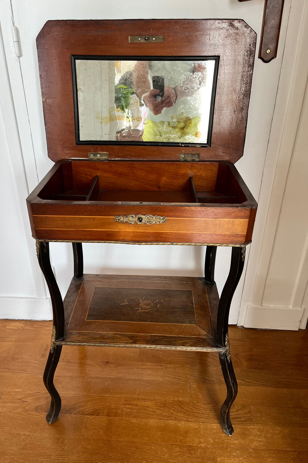 Old wooden seamstress