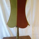 Bronze and velvet lamp 70 cm