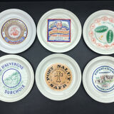 St Amand earthenware cheese plates, Fromages de France series