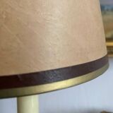 Brass candlestick style lamp