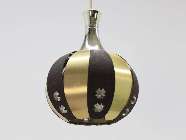 Paire de suspensions mid-century, Verner Schou, Danemark, années 1970