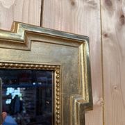 Miroir à fronton style Louis XVI en bois doré