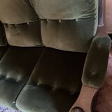 Velvet sofa bed