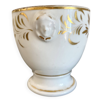Pot céramique têtes antiques