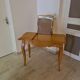 Coiffeuse en bois clair