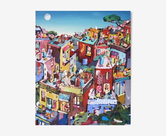 Summertime, Peinture originale Contemporaine