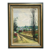 Huile sur toile de Maurice Bernard (1927-2005) Kerpalud