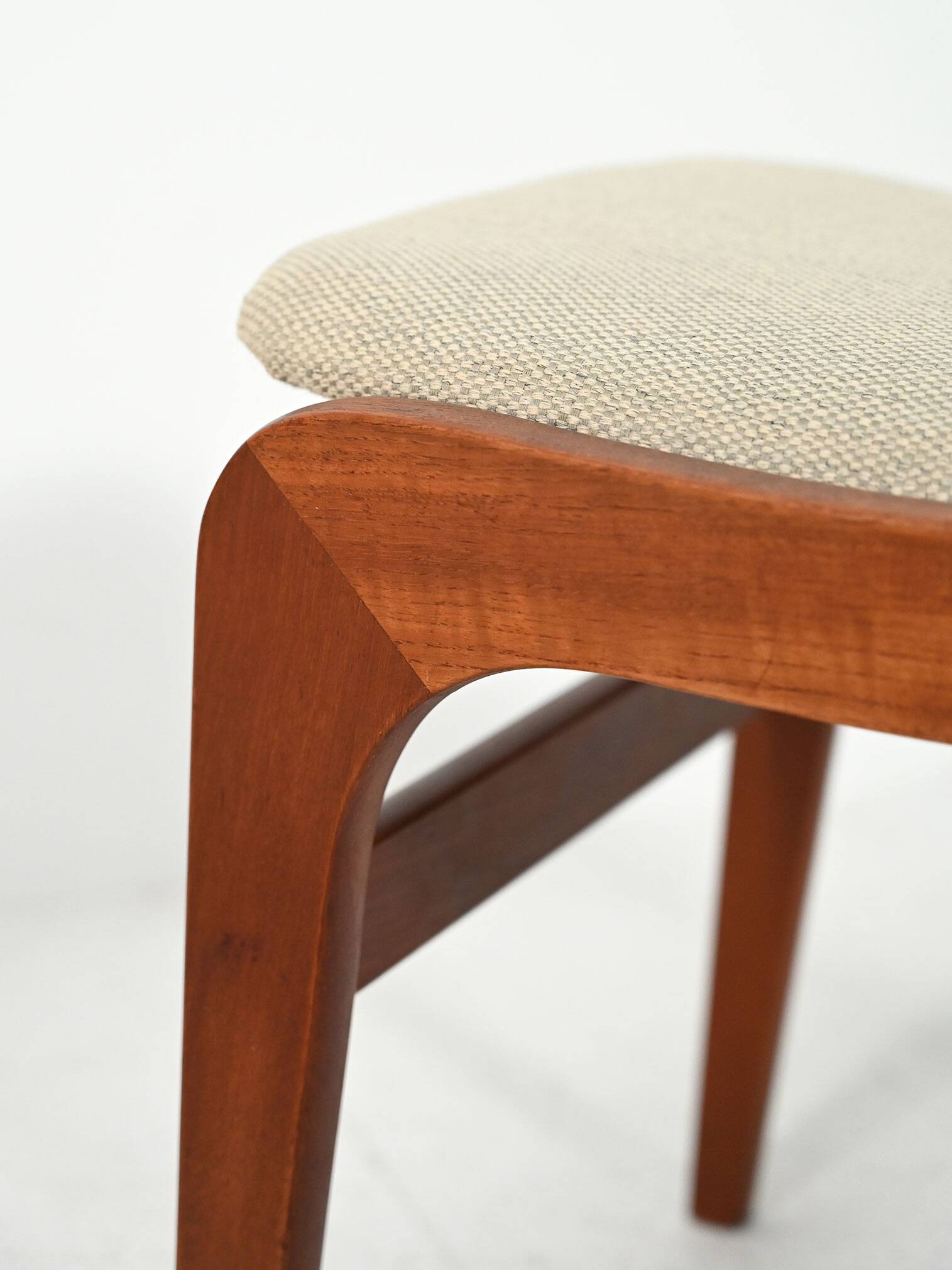 Pair of Vinatge Danish stools in teak