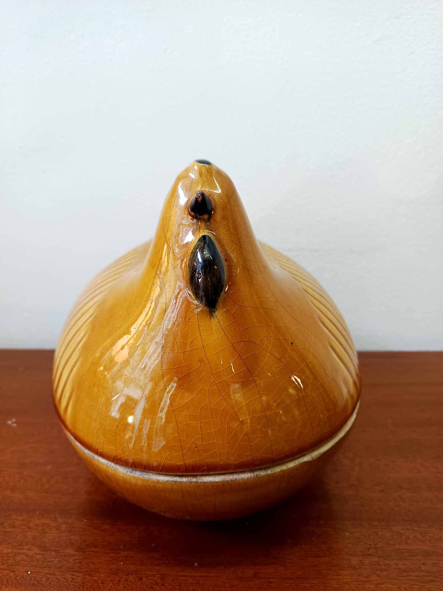 Vintage ceramic chicken terrine