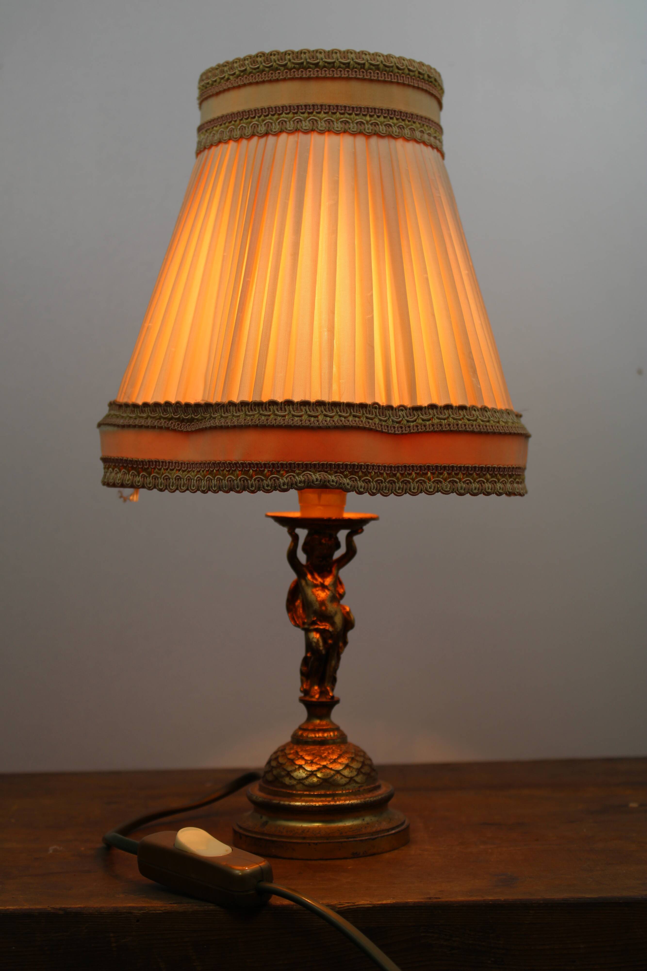 Golden lamp