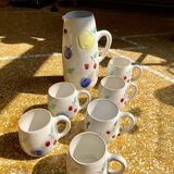 Service à jus en céramique signé Hans Wagner (HWL) 1960/70