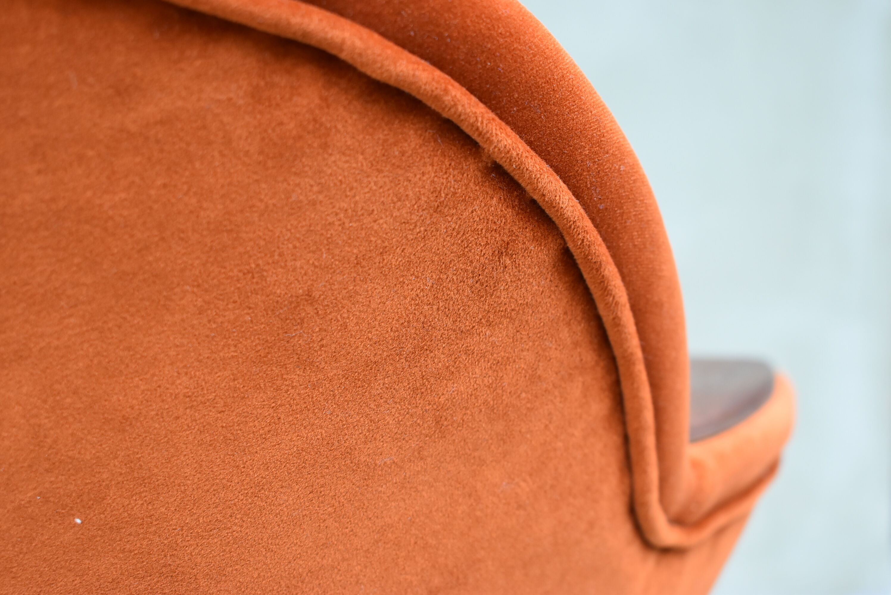 Vintage Sofa, 1960s, Russet Velvet