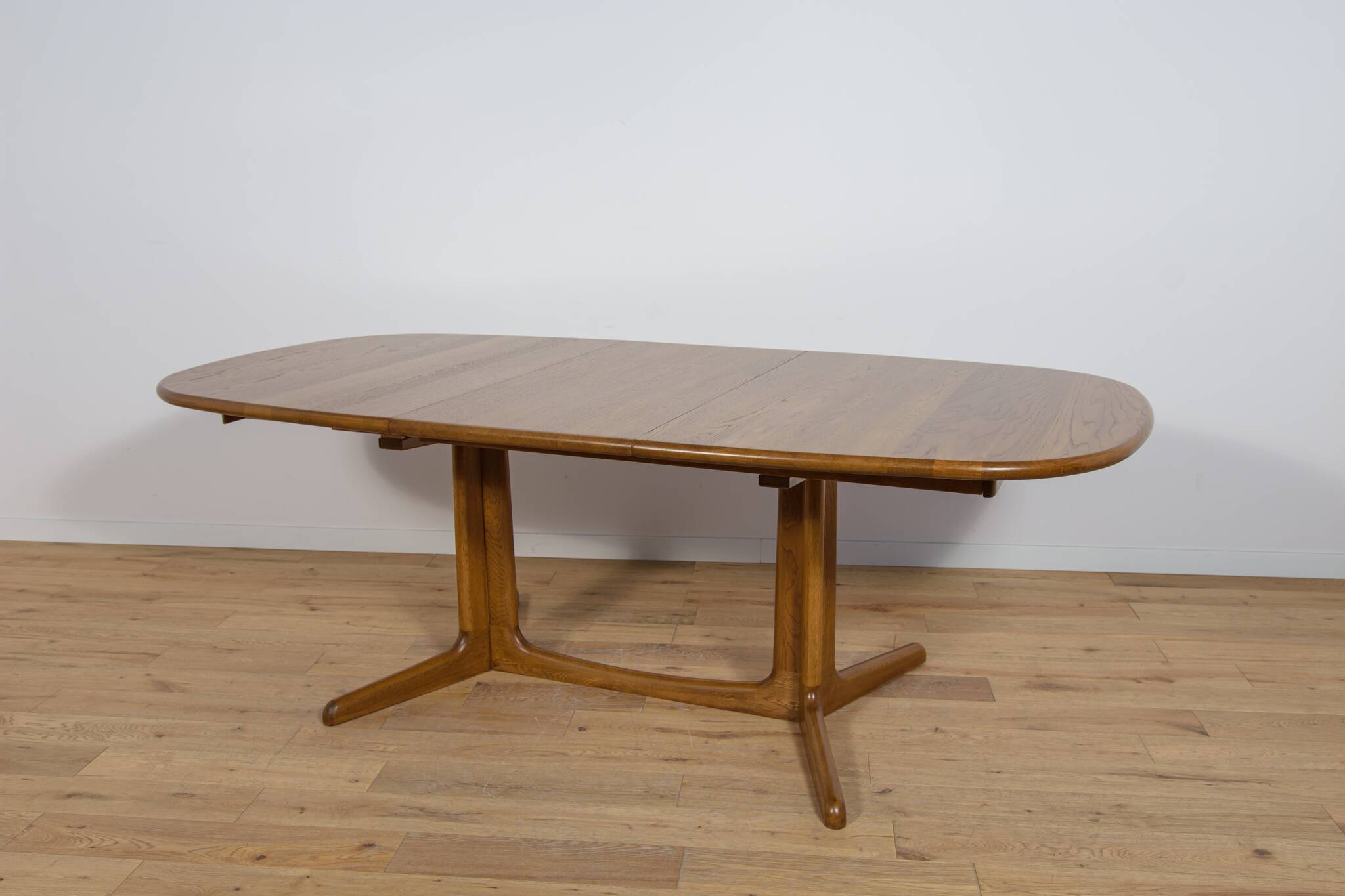Mid-Century Oak Extendable Table by N. O. Møller for Gudme Furniture Factor