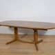 Mid-Century Oak Extendable Table by N. O. Møller for Gudme Furniture Factor