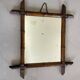 Old wooden mirror