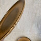 8 assiettes Longchamp en grès émaillé, 1970