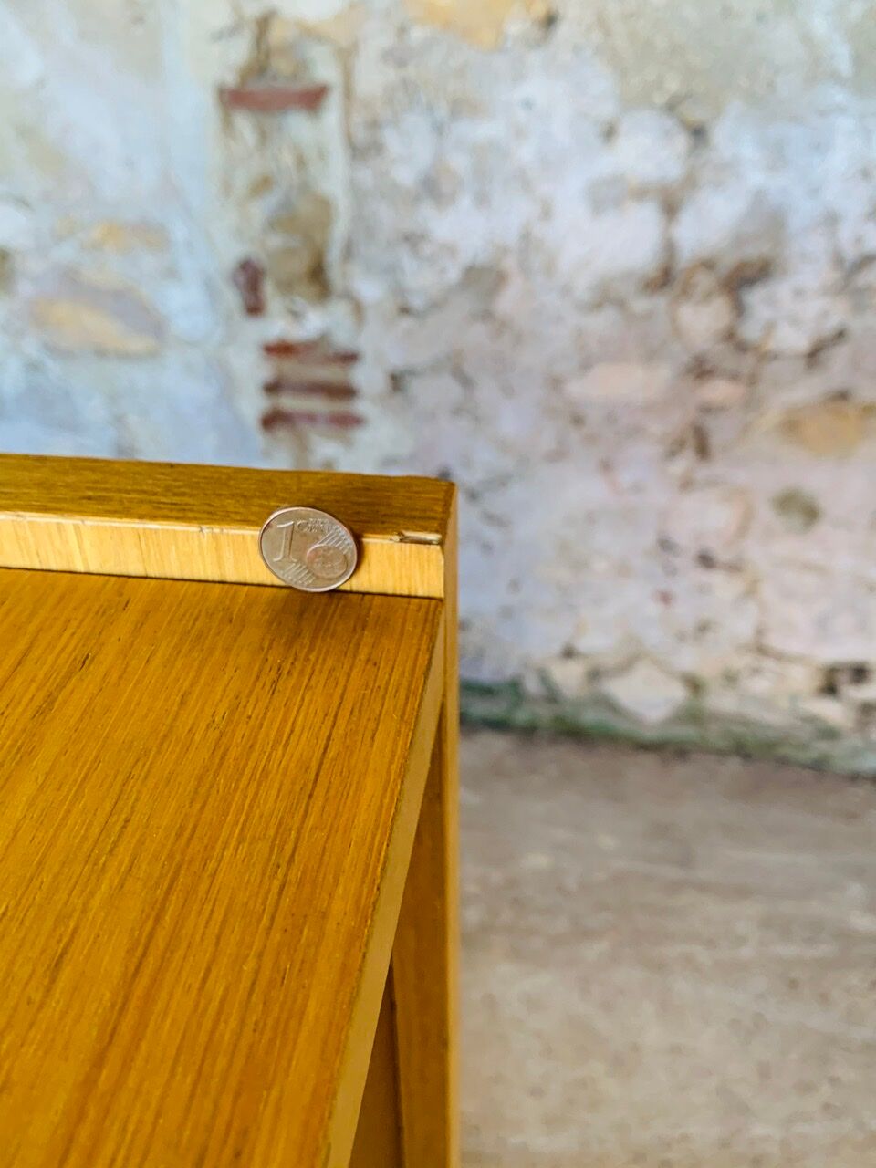 Vintage chest of drawers with 5 drawers by Capelle circa 70's