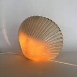 Resin shell lamp by Michèle Mahé
