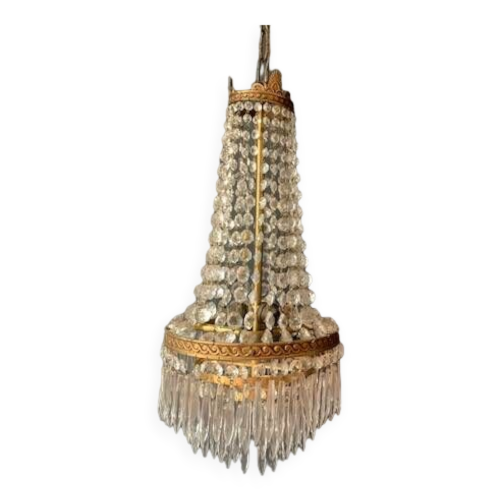 1920s sale crystal chandelier