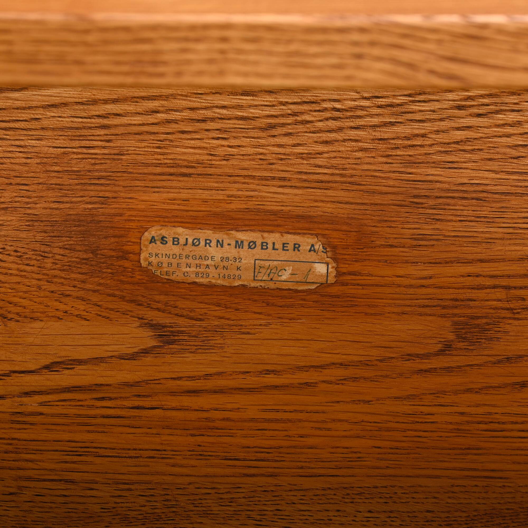 Table à manger ou bureau Shaker Børge Mogensen en chêne, Karl Andersson & Söner
