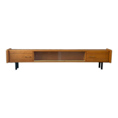 Vintage wooden row from the 50s 60s