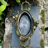 Large rock garden planter angel Art Nouveau