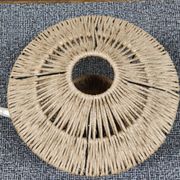 Metal and rope lamp 1960