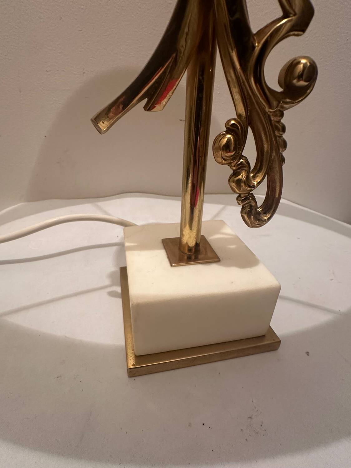 Naturalistic decorative lamp attributed to Maison Charles/Jansen.