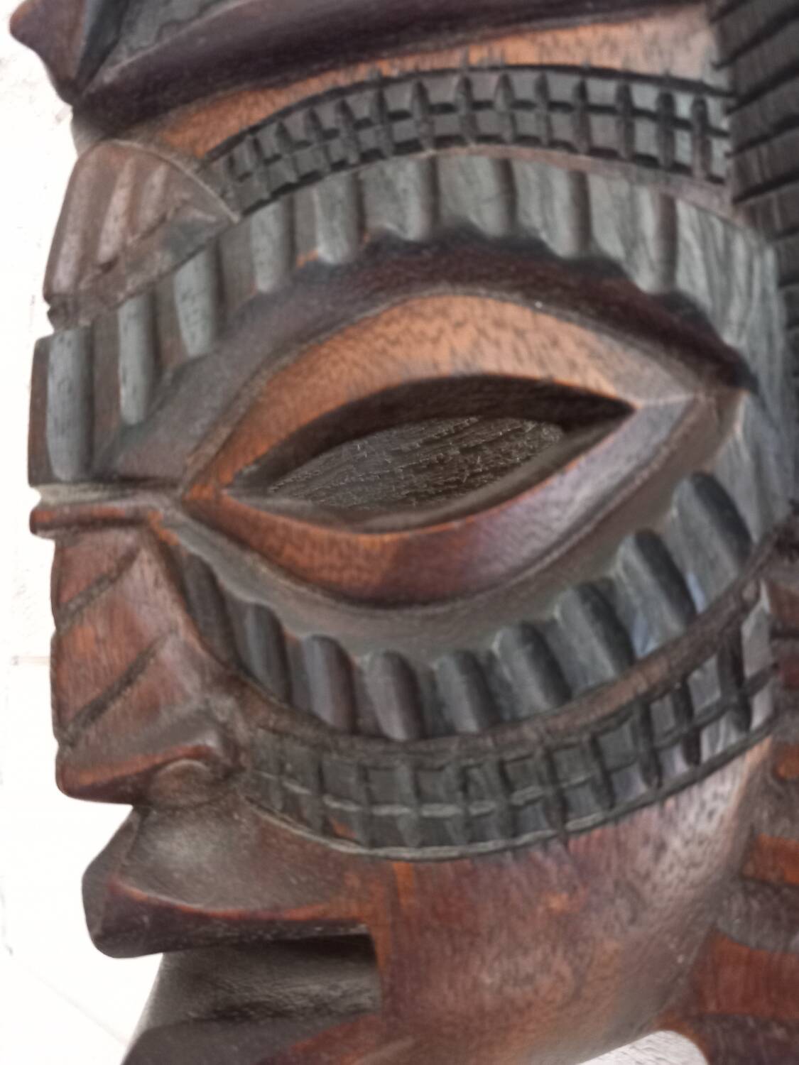 Wooden tribal mask