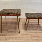 Pair of wooden tables, 1950s design.