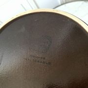 Set of trundle dishes in Niderviller sandstone model "Plum" 70s