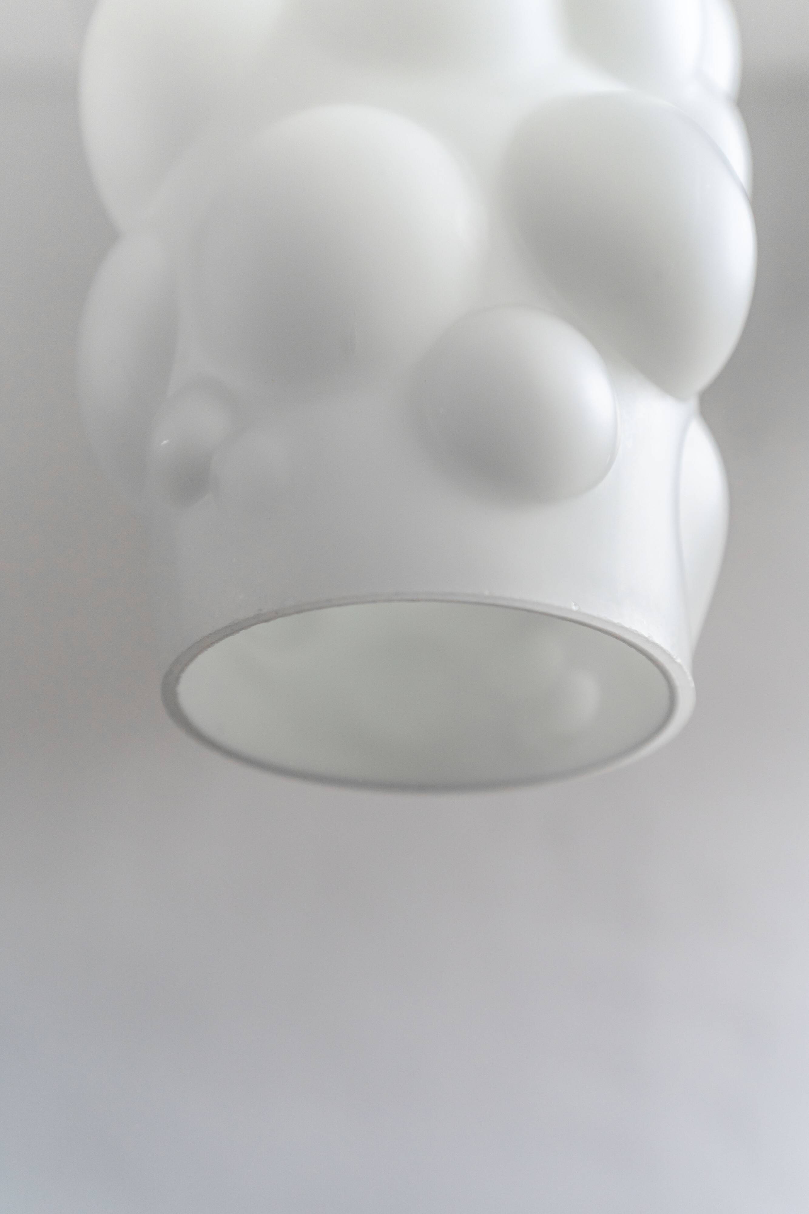 Bubbles Glass Pendant by Osvětlovací Sklo, 1970s