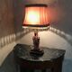 Chinese-inspired porcelain lamp
