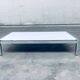 Postmodern Italian Carrara Marble Low Coffee Table, 1970s