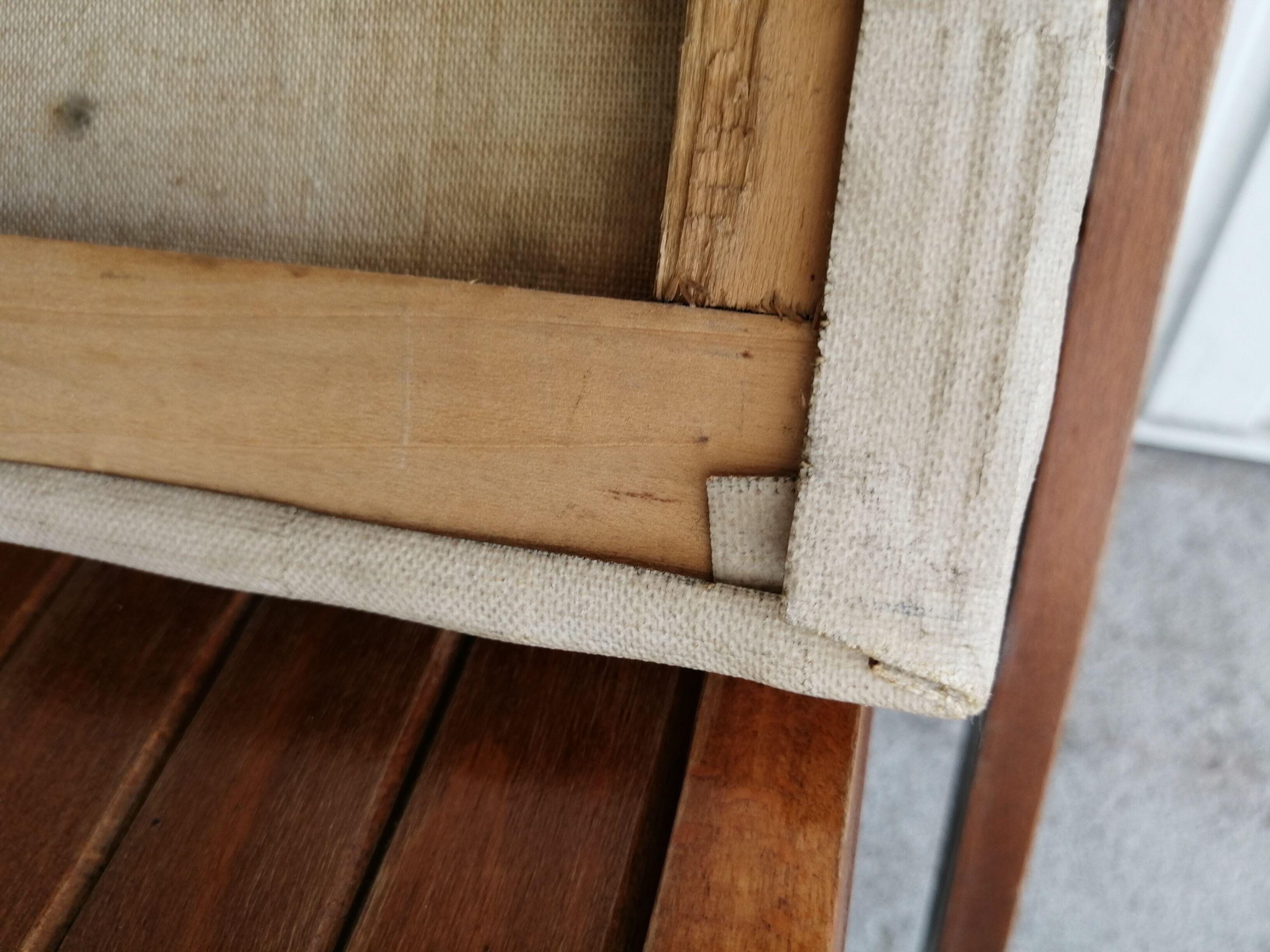 Old table 55 cm x 38 cm