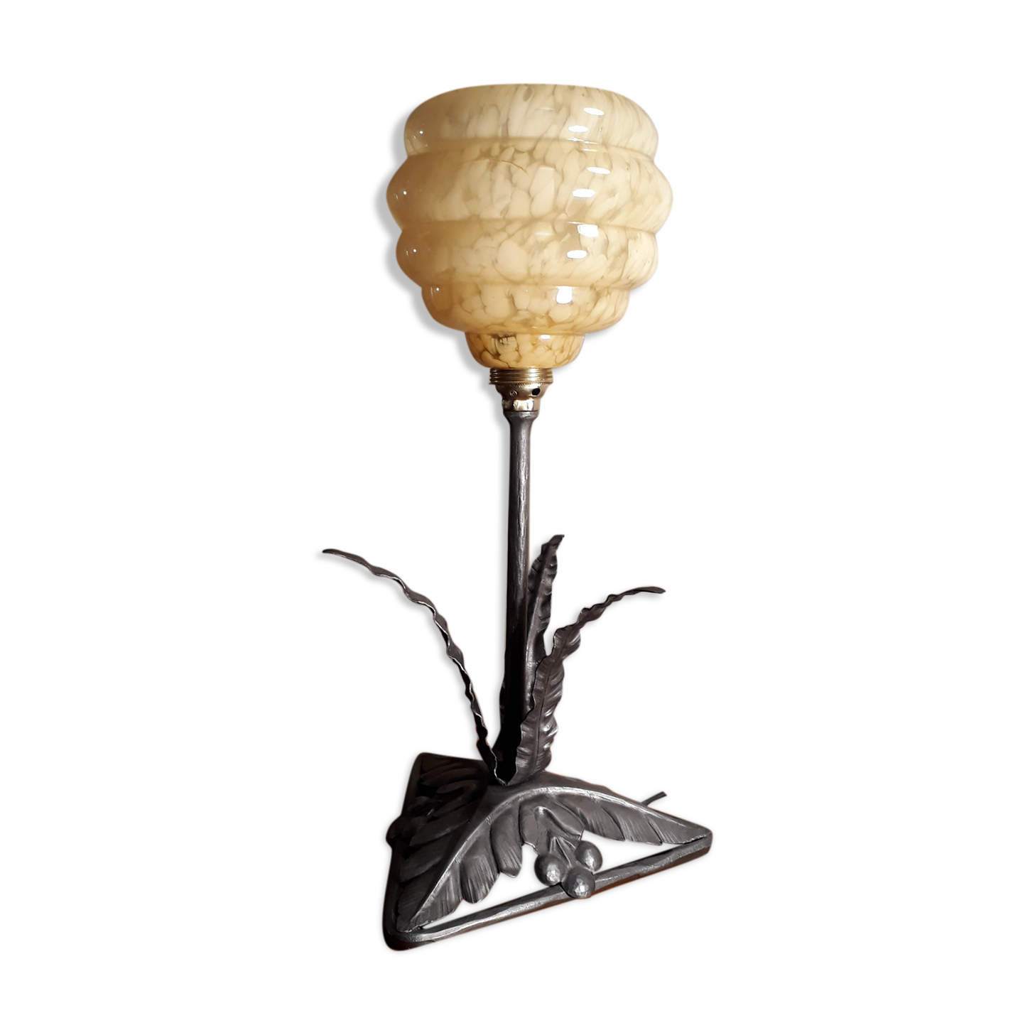 Lamp globe clichy art deco