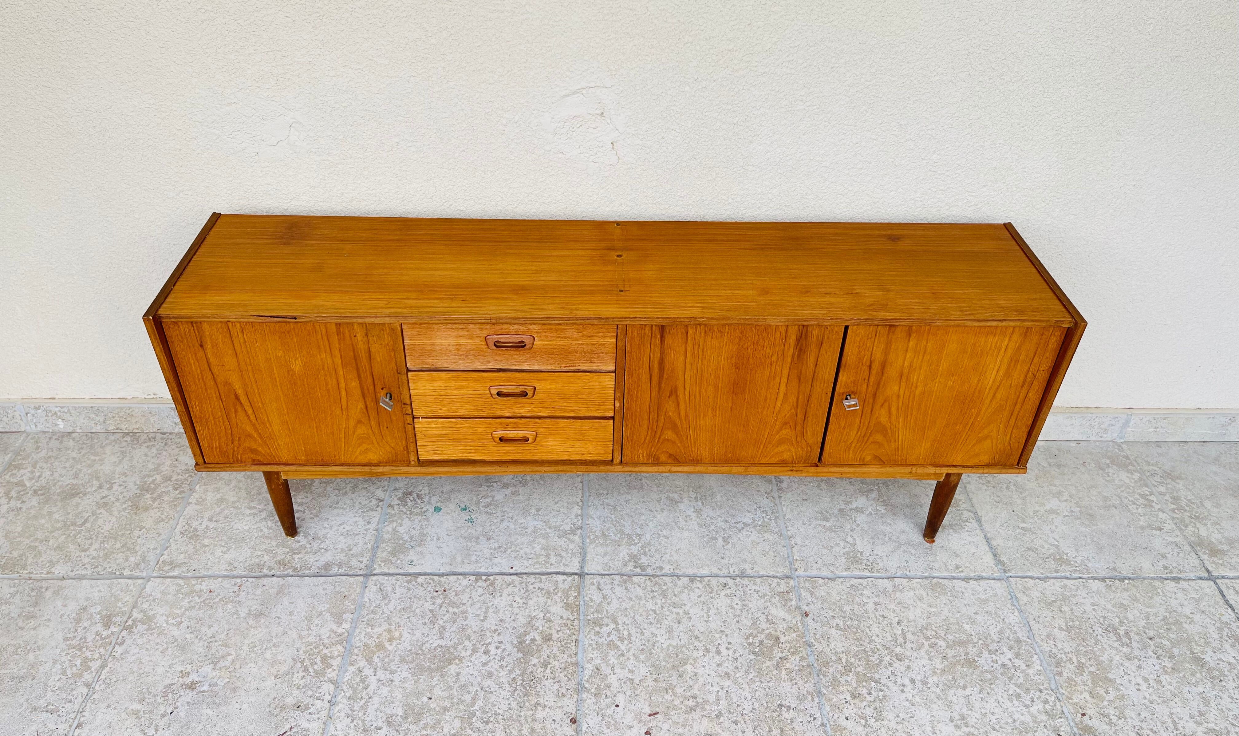 Scandinavian teak sideboard