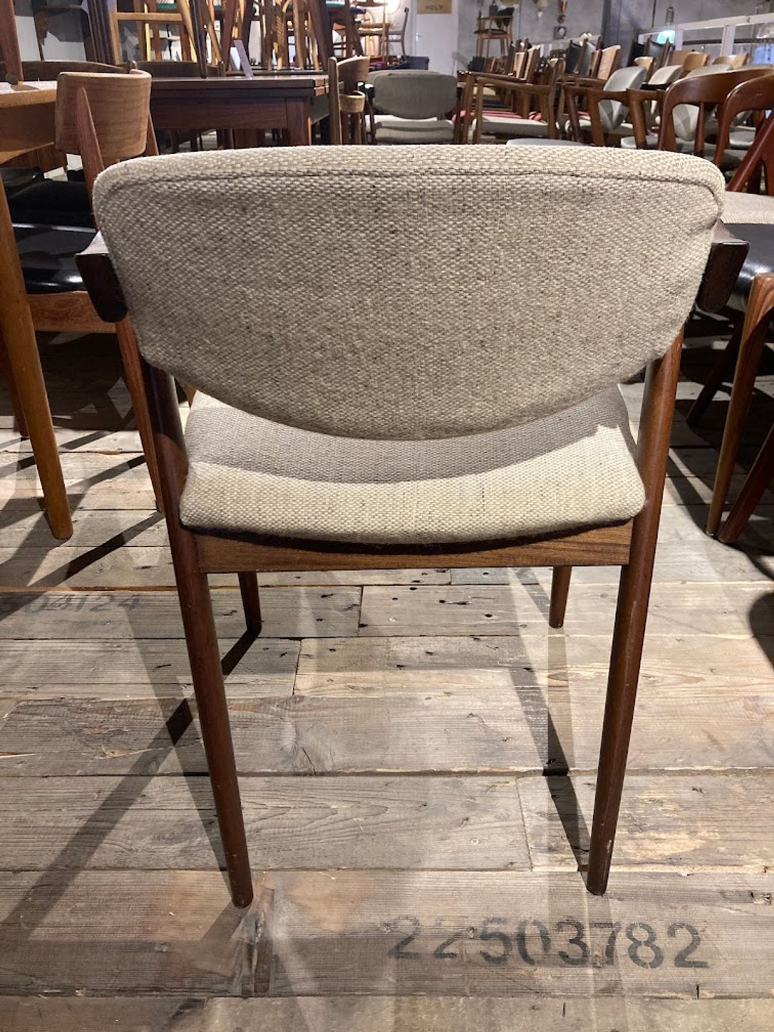 Chaises de salle à manger en teck modèle 42 de Kai Kristiansen pour Schou Andersen