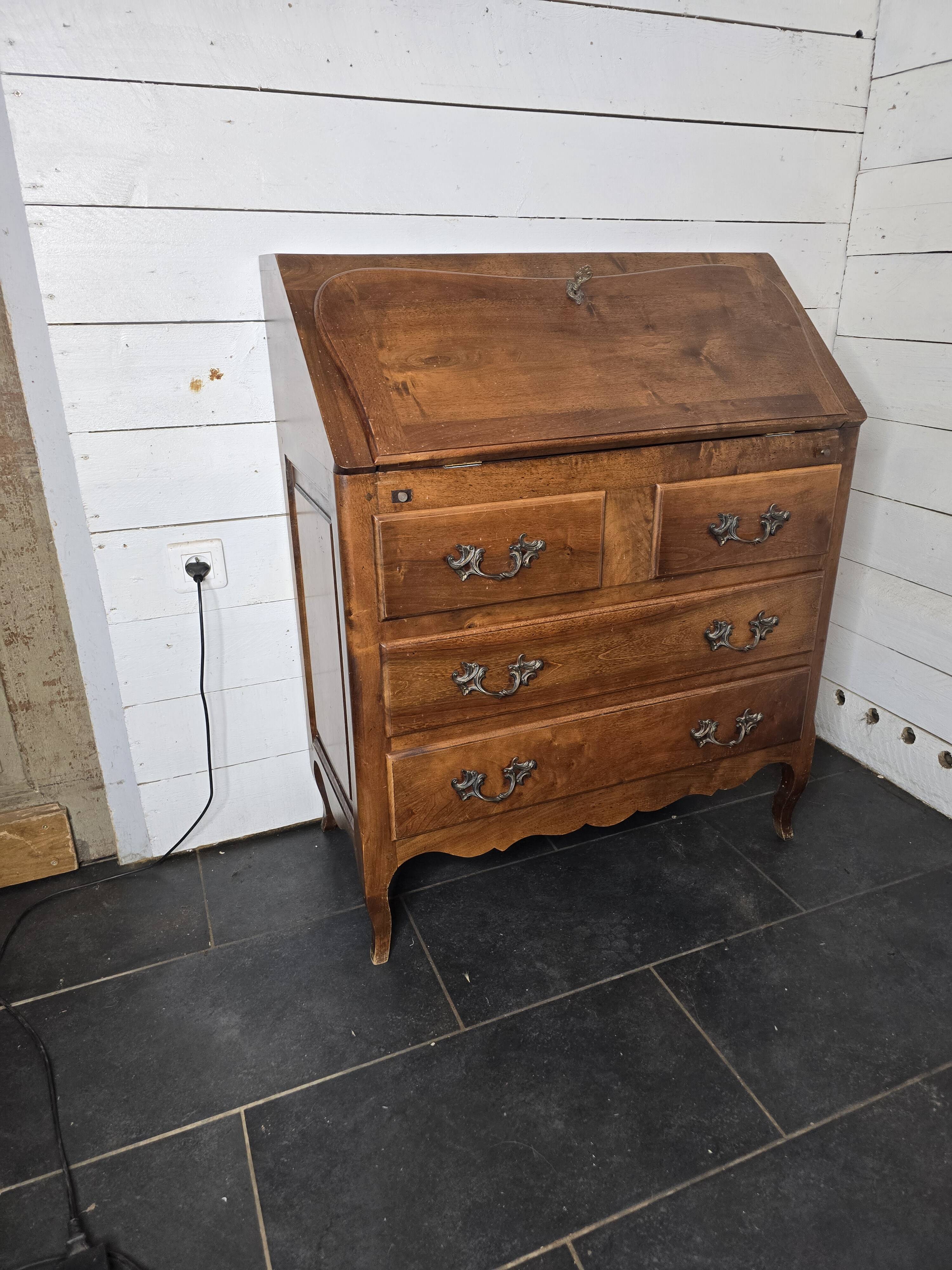 Walnut donkey desk