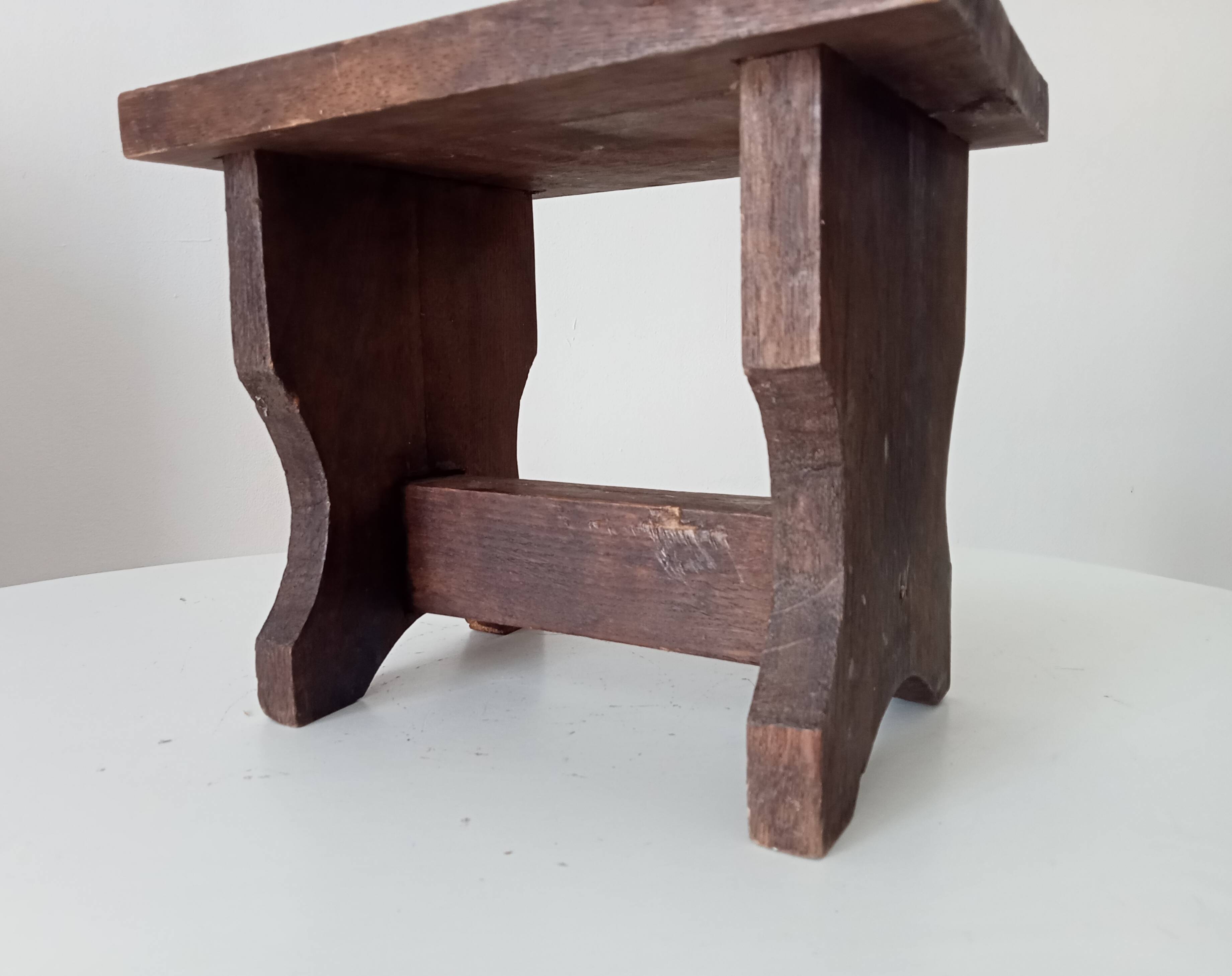 Ancient primitive milking stool