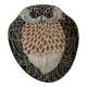 Vide poche hibou vintage peint à la main