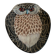 Vide poche hibou vintage peint à la main