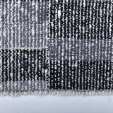 black blue kilim rug 140x210 cm, small kilim rug from turkey, wool kilim