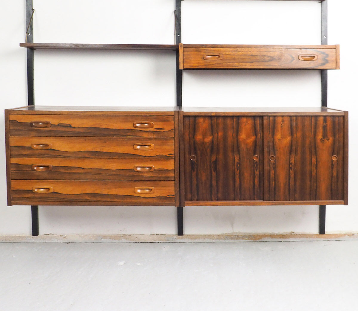 PS System rosewood wall unit by Randers Mobelfabrik, 1960's