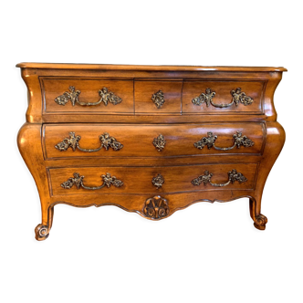 Louis XV style tomb chest of drawers with 5 drawers