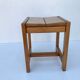 Massive elm stool France 70s