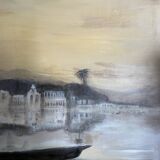 Oil on canvas signed India