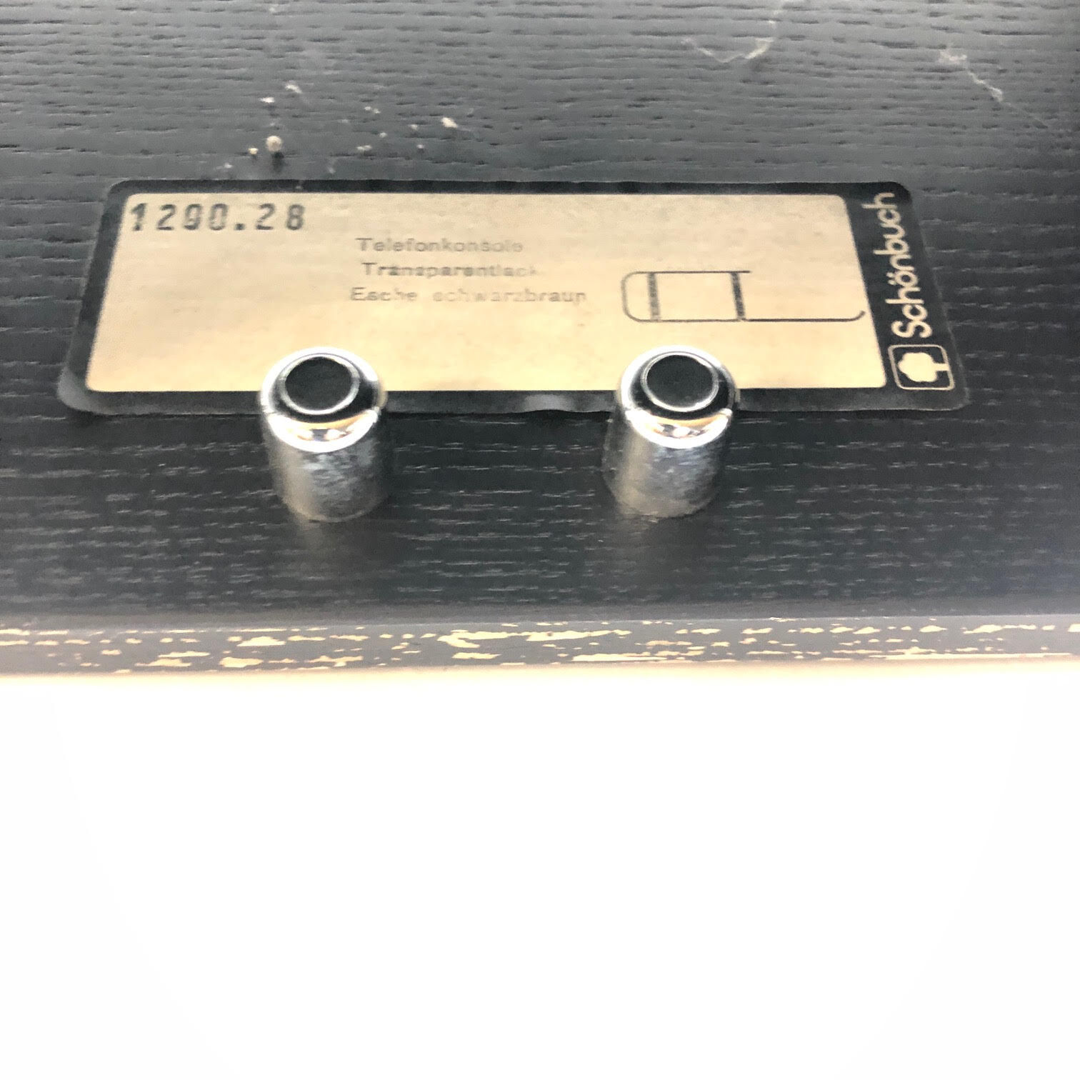 Vintage wall shelf for German phone 1980