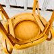 Baumann armchair curved wood armrests