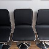 4 vintage swivel chairs